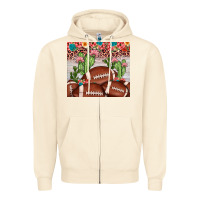 Sandshell football leopard cactus Zipper Hoodie - JahusDesignShop
