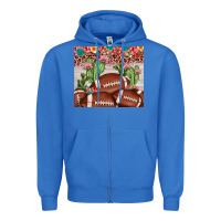 True Royal football leopard cactus Zipper Hoodie - JahusDesignShop