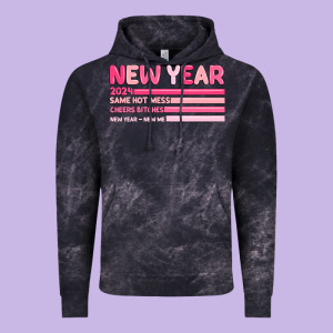 2024 New Year Vintage Hoodie Designed By Maliassmallbusiness