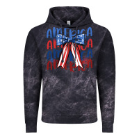 Cloud Black america ribbon Vintage Hoodie - JahusDesignShop
