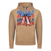 Vintage Coffee america ribbon Vintage Hoodie - JahusDesignShop