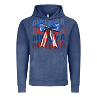 Vintage Denim america ribbon Vintage Hoodie - JahusDesignShop
