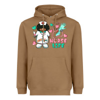 Toasted Coconut nurse life afro american nurse Heavyweight Hoodie - BarkalooDesign