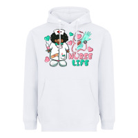 White nurse life afro american nurse Heavyweight Hoodie - BarkalooDesign