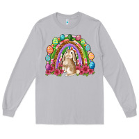 Moon Dust Easter rainbow Bunny Easter Day Long Sleeve Tee - Neo Western