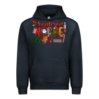 Navy Registered Nurse Christmas Urban Hoodie - LillyAllenDesigns