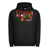 Pigment Black Registered Nurse Christmas Urban Hoodie - LillyAllenDesigns
