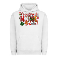 Pigment Lunar Rock Registered Nurse Christmas Urban Hoodie - LillyAllenDesigns