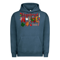 Pigment Midnight Navy Registered Nurse Christmas Urban Hoodie - LillyAllenDesigns