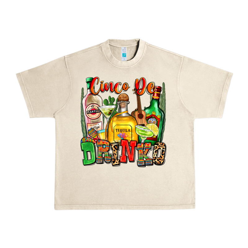 Cinco De Drinko Urban Heavy Tee by Zillion Design Studio | Teevron