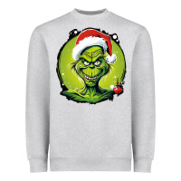 Heather Grey Grinch Heavyweight Sweatshirt - Unal Design