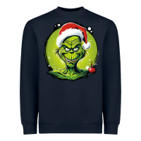 Navy Grinch Heavyweight Sweatshirt - Unal Design