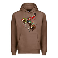 Chestnut christmas cowboy santa Premium Hoodie - MaliasSmallBusiness