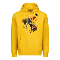 Lemon christmas cowboy santa Premium Hoodie - MaliasSmallBusiness