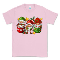 Bubblegum Pink coffee cup santa gnomies Classic Tee - FaDigitalArtStudio