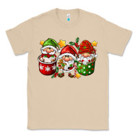 Mushroom coffee cup santa gnomies Classic Tee - FaDigitalArtStudio