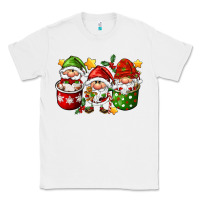 White coffee cup santa gnomies Classic Tee - FaDigitalArtStudio