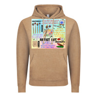 Vintage Coffee artist life Vintage Hoodie - MaliasSmallBusiness