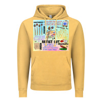 Vintage Mustard artist life Vintage Hoodie - MaliasSmallBusiness