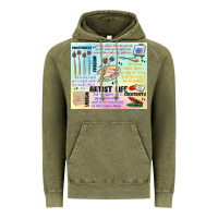 Vintage Olive artist life Vintage Hoodie - MaliasSmallBusiness