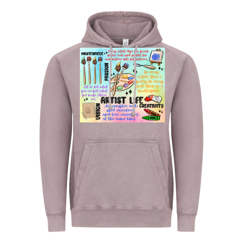 Artist Life Vintage Hoodie by MaliasSmallBusiness | Teevron