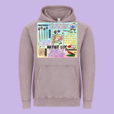 Vintage Hoodie artist life