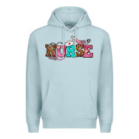 Blue Mist nurse with nurse element Premium Hoodie - AdoDesignShop