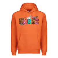 Carrot nurse with nurse element Premium Hoodie - AdoDesignShop