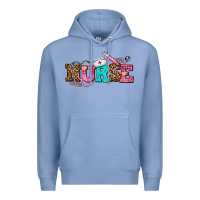 Colony Blue nurse with nurse element Premium Hoodie - AdoDesignShop
