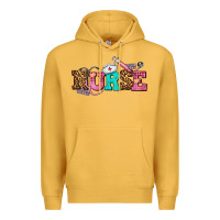 Mustard nurse with nurse element Premium Hoodie - AdoDesignShop