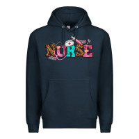 Navy nurse with nurse element Premium Hoodie - AdoDesignShop