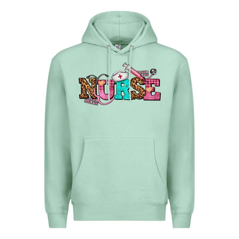 Nurse With Nurse Element Premium Hoodie by AdoDesignShop | Teevron