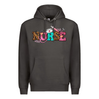 Smoke nurse with nurse element Premium Hoodie - AdoDesignShop