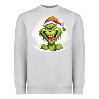 Heather Grey Grinch Heavyweight Sweatshirt - Unal Design