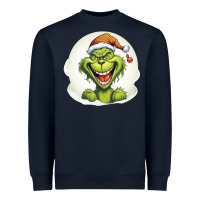Navy Grinch Heavyweight Sweatshirt - Unal Design
