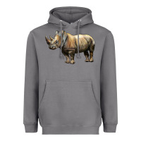Storm Rhino Illustrations Heavyweight Hoodie - LillyAllenDesigns