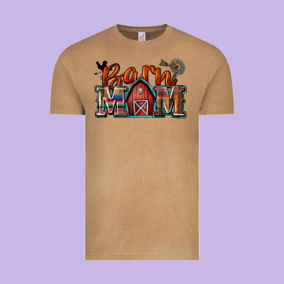 Barn Mom Vintage Tee Designed By Zillion Design Studio