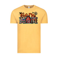 Vintage Mustard barn mom Vintage Tee - Zillion Design Studio