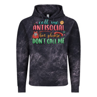 Cloud Black call me antisocial but please dont call me Vintage Hoodie - MaliasSmallBusiness