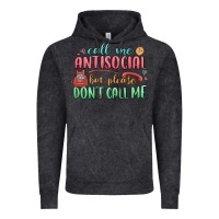 Vintage Black call me antisocial but please dont call me Vintage Hoodie - MaliasSmallBusiness