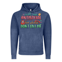 Vintage Denim call me antisocial but please dont call me Vintage Hoodie - MaliasSmallBusiness