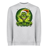 Heather Grey Grinch Heavyweight Sweatshirt - Unal Design