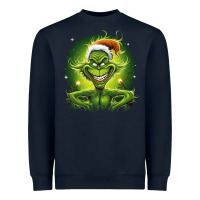 Navy Grinch Heavyweight Sweatshirt - Unal Design