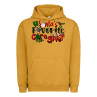 Pigment Peanut Butter Santa's Favorite Caregiver Christmas Urban Hoodie - LillyAllenDesigns