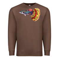 Chestnut Guppy Fish Premium Sweatshirt - LillyAllenDesigns
