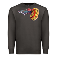Smoke Guppy Fish Premium Sweatshirt - LillyAllenDesigns