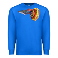 True Royal Guppy Fish Premium Sweatshirt - LillyAllenDesigns