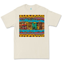 Bone western home wind wheel sunflowers Premium Tee - Artiststas