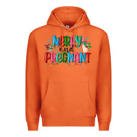 Carrot merry and pregnant Premium Hoodie - MaliasSmallBusiness