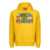 Lemon merry and pregnant Premium Hoodie - MaliasSmallBusiness